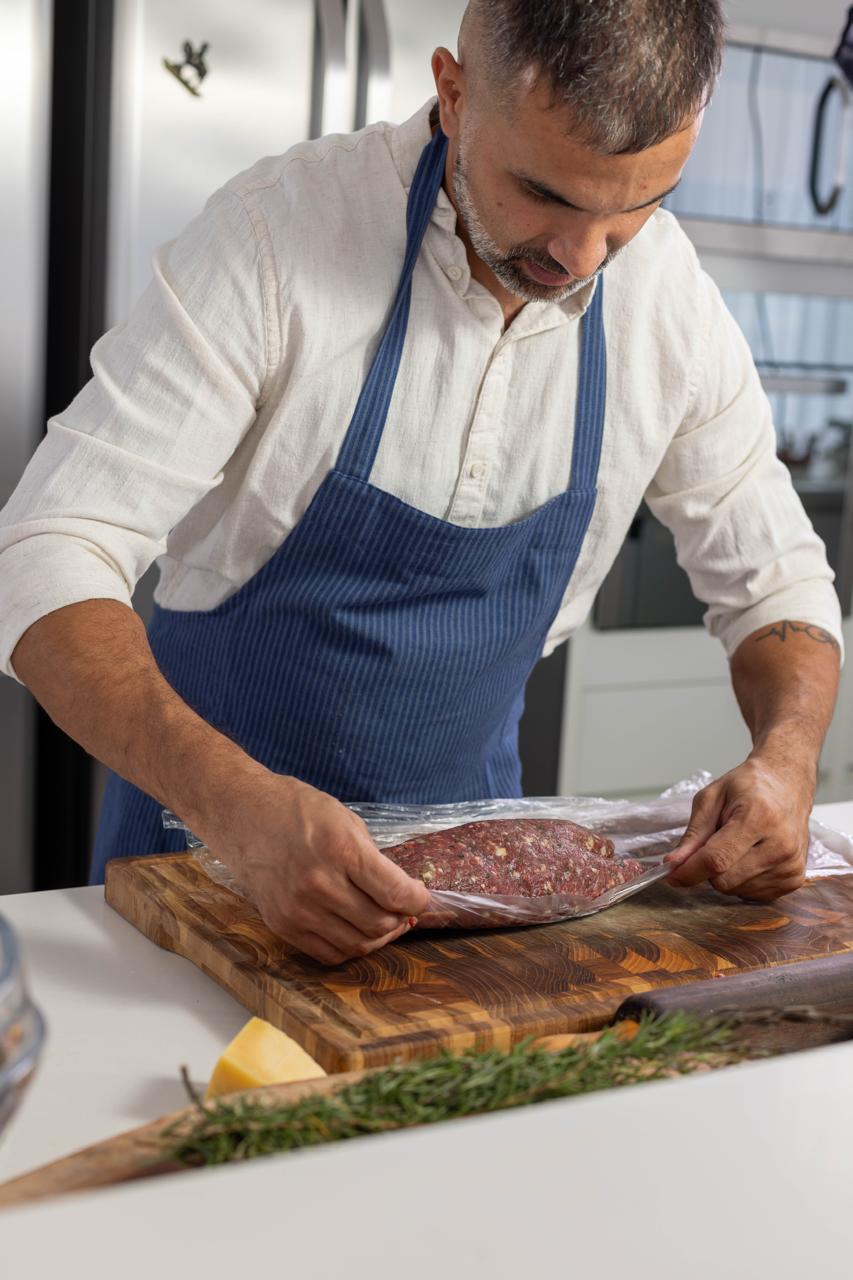 Prato preparado pela André Moreno Gastronomia